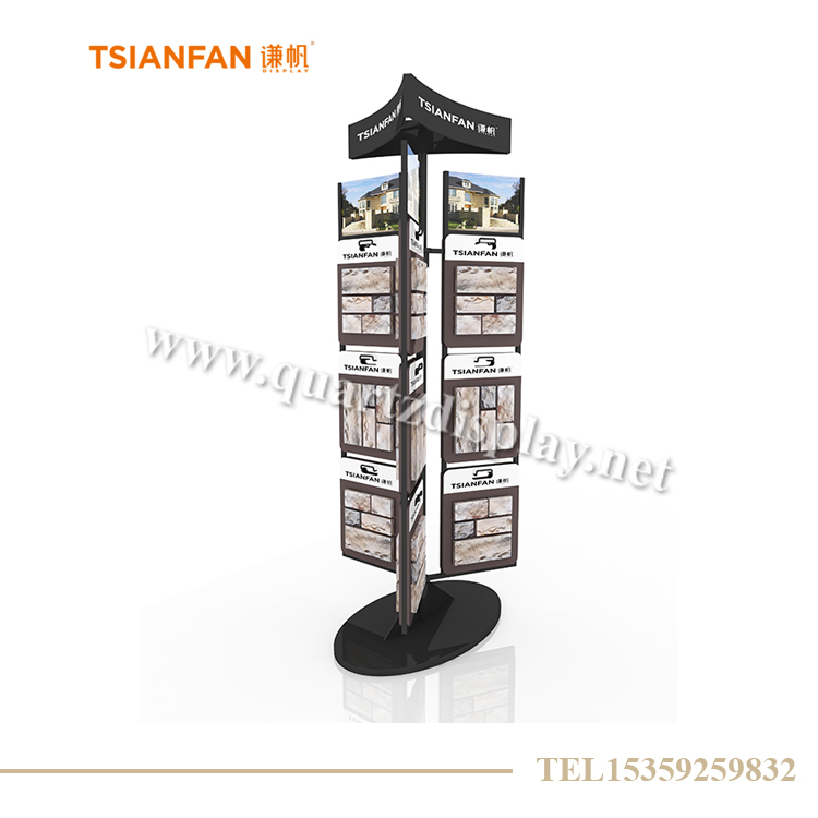 旋轉式文化石展架 石材展架 SW007